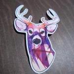 Majestic Geostag Sticker Pack - Four Deer Stickers